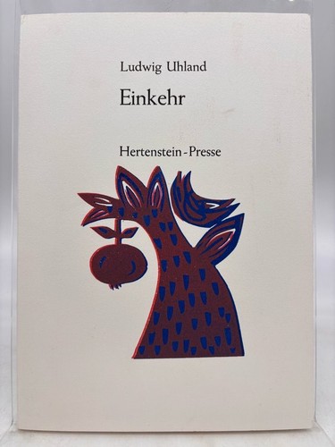 Einkehr uhland ludwig - einkehr, uhland,