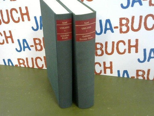 Ludwig uhland werke - werke, bände)