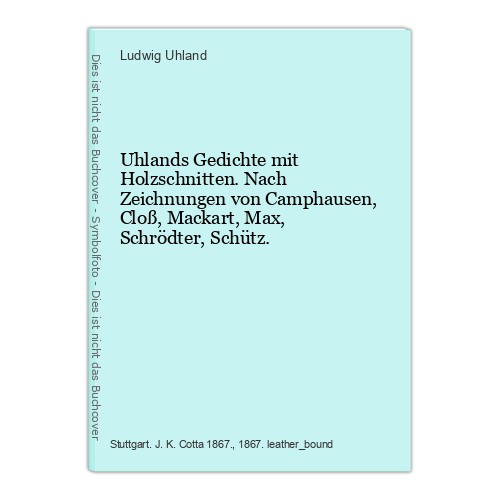 Uhlands gedichte mit - uhlands,