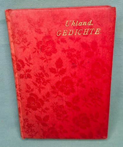 Uhland ausgewählte gedichte - "uhland-ausgewählte, gedichte"