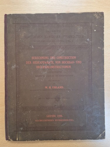 Uhland 1886 berechnung - w.h.,