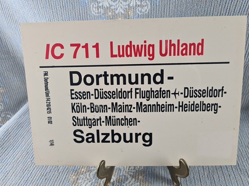 Zuglaufschild 711 ludwig - ic,