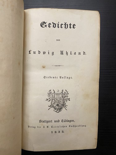 Gedichte von ludwig uhland - von,