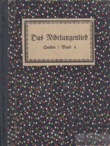Buch das nibelungenlied - buch:,