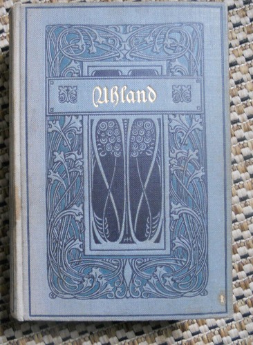 Uhland werke band - band, buch