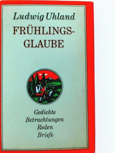 Frühlingsglaube gedichte - :,