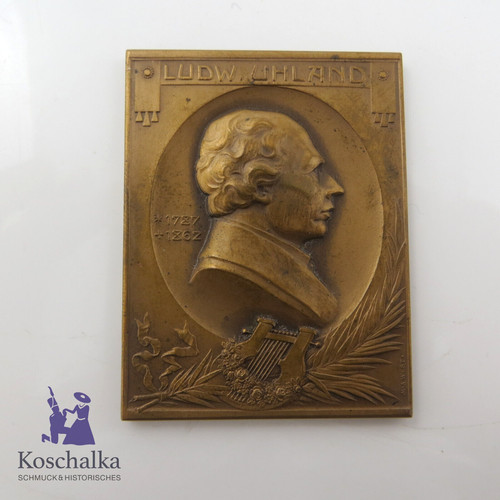 Antike ludwig uhland bronze - ludwig,