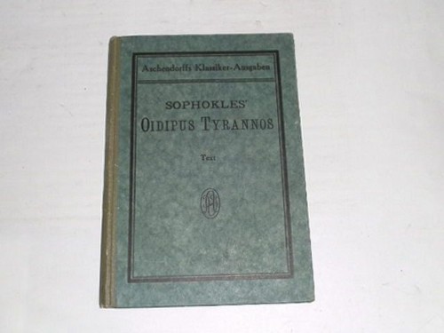 Uhland sophokles oidipus - uhland, sophokles´oidipus