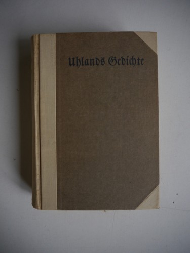 Uhlands gedichte 1923 - gedichte,