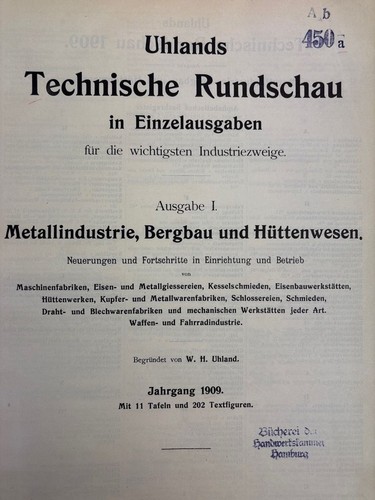 Uhland technische rundschau - uhland's,